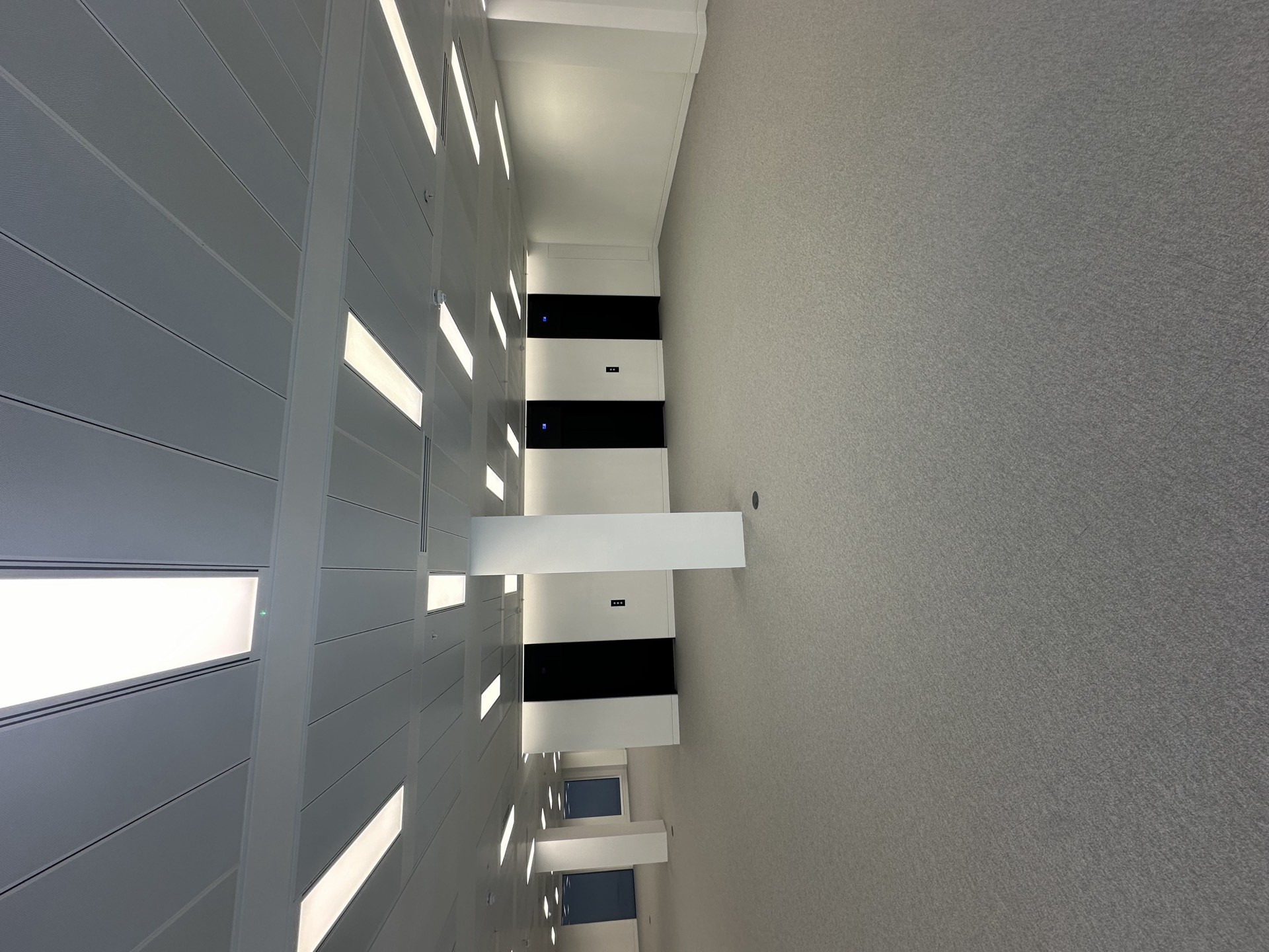meeting-room corridor — full reinstatement — Reinstated CAT A