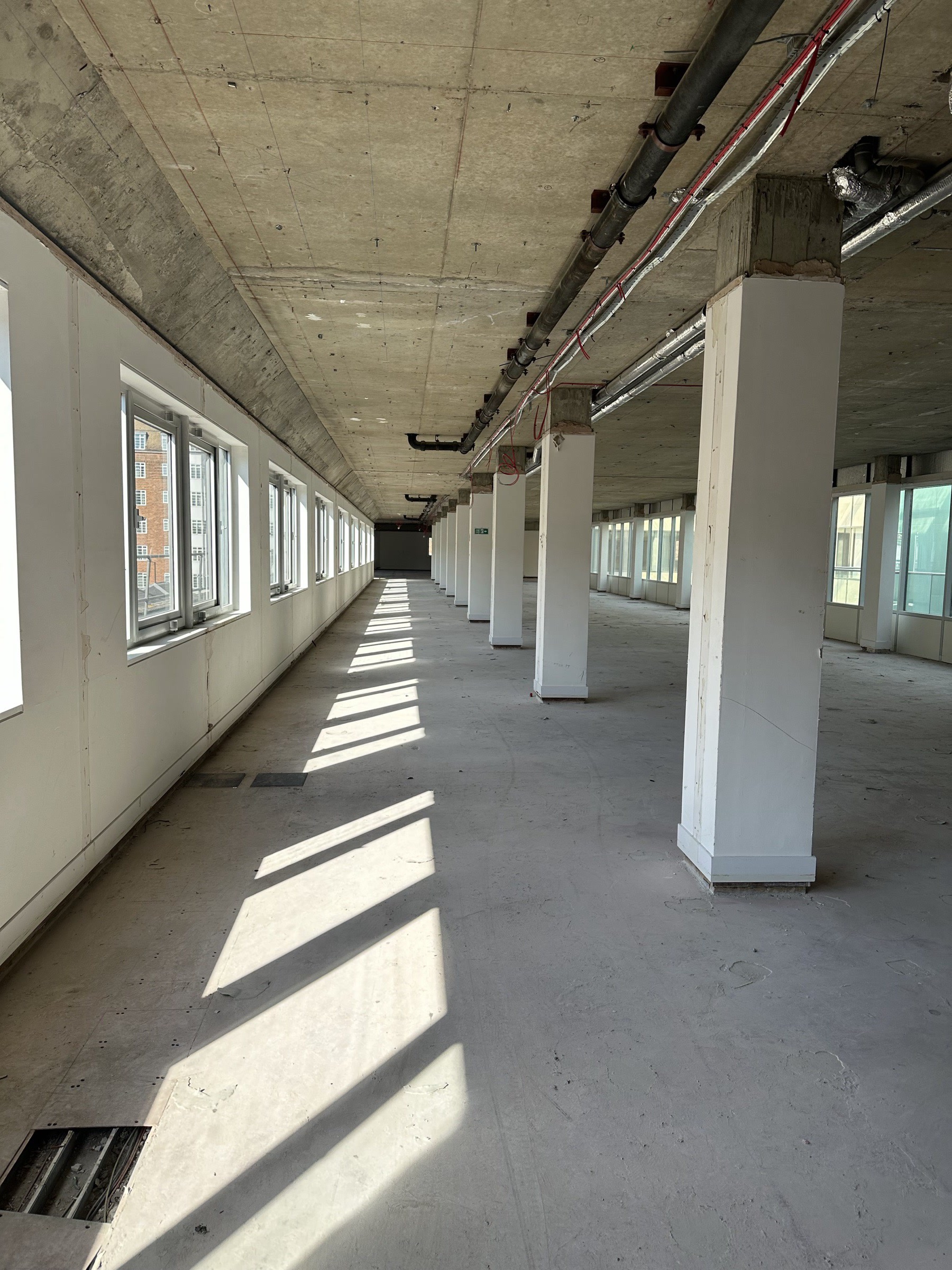 HVAC perimeter corridor — After